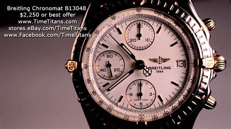 breitling chronographe 100m 13048 price|Breitling chrono matic watch price.